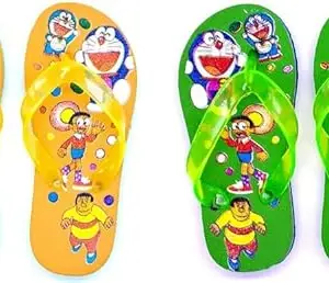 BUTAX Boys & Girls Slip On Slipper Flip Flop (Orange) KCDOG8