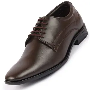 FAUSTO Men's Formal Office Dress Lace Up Derby Shoes