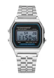 Brand: Acnos Acnos Brand Digital 4 Colours Vintage Square Dial Unisex WR70ist Watch for Men Women Pack of 1 (WR70)
