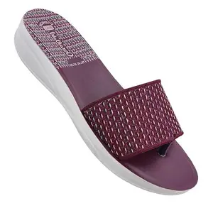 WALKAROO WL7546 Womens Fashion Sandals for Casual Wear - Dark Grape