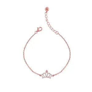 Visit the GIVA Store GIVA 925 Silver Rose Gold Anjali's Queen Crown Bracelet, Adjustable Gifts for Girlfriend, Gifts for Women & Girls| With Certificate of Authenticity and 925 Stamp | 6 Month Warranty*