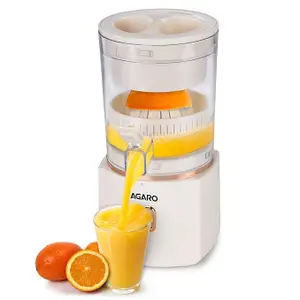 AGARO Regal Electric Citrus Juicer, 200ml Capacity, 80 Watts, Automatic Juice Extractor, Lemon, Grapefruit Juicer & Squeezer Machine, Electric Fruit Squeezer, Portable