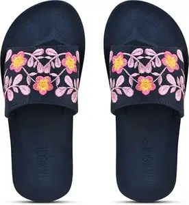 Piclite Slippers for women slider soft flip flops for women girls ladies fancy slider girls pack of 1
