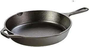 Lodge Cast Iron Skillet Pre-Seasoned Skillet/Frying Pan, 10.25 Inch, Round, Cast Iron,L8Sk3