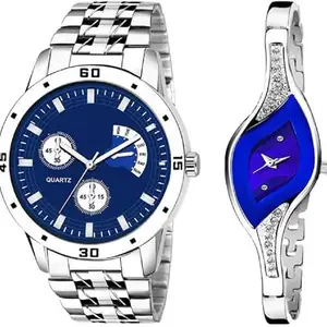 Watchstar New Design Stainless Steel Strap Couple Watchescasual Analog watches23
