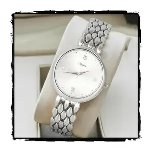 Visit the styledose Store styledose Women’s Diamond Studded Watch | Premium Metal Bracelet Strap | Analog Quartz Movemnet Ladies Wrist Watch | Watch for Women & Girls | Wrist Watches for Women's & Girls&Ladies