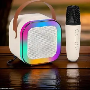 Blackvelour K12 Wireless Karaoke mic with Speaker Bluetooth: Bluetooth-Enabled Wireless Karaoke Mic Speaker with Multiple Compatibility Modes