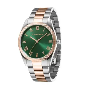 Visit the Giordano Store Giordano Classic Formal Analog Watch for Men with Stainless Steel Strap and Roman Numeric Indices -GZ-50112