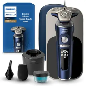 Philips Norelco S9000 Prestige Rechargeable Wet & Dry Shaver Space Grade Edition, SP9886/89