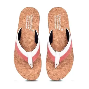 GreenSole Women's Slip-On Slippers | Lightweight & Breathable PU Upper | Cushioned EVA Insole for Comfort | Durable TPR Sole | Rose Pink (Size : 41)