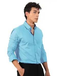 Visit the Pinkmint Store Pinkmint Men's Solid Cotton Formal Shirt | Plain | Full Sleeve - Regular Fit (Available in Plus Sizes and Combo Pack of 2)