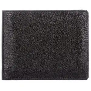 BLU WHALE Pure Leather Black Men's Wallet