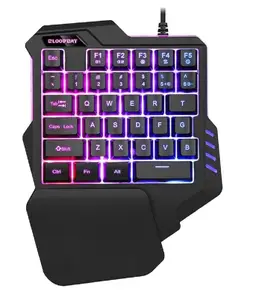 Bloodbat One Handed Gaming Keyboard RGB Backlit 35 Keys