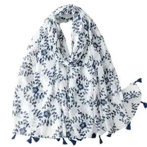 Floral Women Scarf | Scarf For Women Rectangle | 180 * 88 CM