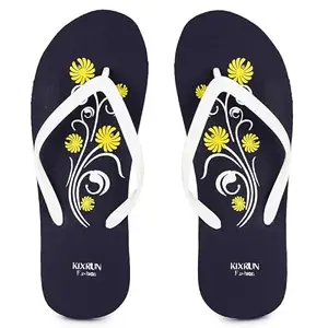 KIXRUN Lightweight Waterproof Hawai Slipper Women Fashion Slippers Comfortable Footbed
