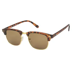 Visit the ARZONAI Store Arzonai ClubMaster Wayfarer Shape Multi-Brown UV Protection Sunglasses For Men & Women [MA-094-S5 ]