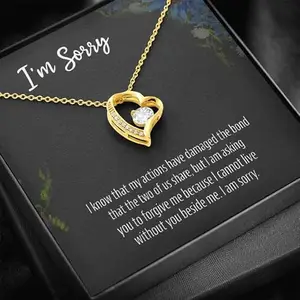 Most Thoughtful Sorry Gift for Her - 925 Sterling Silver Pendant | Apology Present