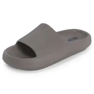 Visit the DOCTOR EXTRA SOFT Store DOCTOR EXTRA SOFT Men's Classic Ultra Soft Sliders/Slippers with Cushion FootBed for Adult | Comfortable & Light Weight | Stylish & Anti-Skid | Waterproof & Everyday Flip Flops for Gents/Boys D-504