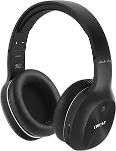 Edifier Wireless tooth Headphones tooth V5.1 40Mm Drivers,Black W800Bt + Bk6923520242115, W800BT PLUS BLK, W800BT Plus BK, Medium