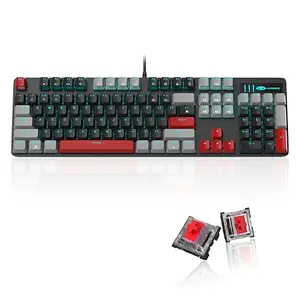 MageGee Mechanical Gaming Keyboard, 104 Keys Backlit Keyboard
