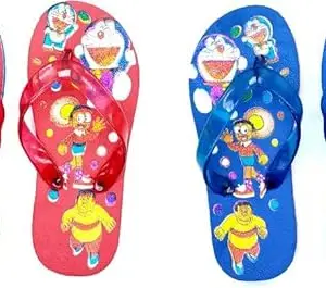 BUTAX Boys & Girls Slip On Slipper Flip Flop (Multicolor) KCDRB3