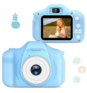 Ubersweet Children Digital Camera, Automatic Color Adjustment 20MP Rechargeable Kids Selfie Camera for Toddler