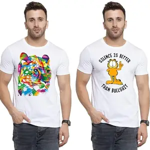 SST - Where Fashion Begins | DP-4322 | Polyester Graphic Print T-Shirt | for Men & Boy | Pack of 2