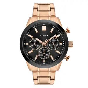 Visit the TIMEX Store TIMEX Analog Watch for Man with Round Dial & Water Resistant Men's Wrist Watches