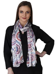 EH SATIN DIGITAL PRINT MULTICOLOR SCARF SUPER SOFT STOLE PASHMINA SATIN