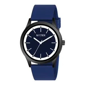 Visit the Matrix Store Matrix Minimalist Dual Colour Dial with Softest Silicone Strap Analog Wrist Watch for Men & Boys