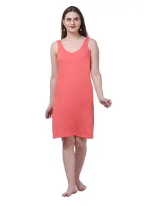 Splash Cotton Rich Camisole Slip for Women| Long Kurti Slip/Suit Slip/Camisole Slip Knee Length - 139