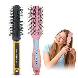 Hair Comb | Dressing Hair Com| Hair Combs | Dressing Hair Combs, Multipurpose Combs, Detangling Combo Set, Lice Comb, Hair Brush, All-Purpose Comb (Multicolour Pack Of-2) TPTP1334