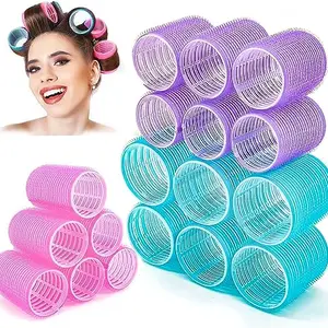 APOEM elf Grip Hair Curl Rollers for Wavy and Curly Hair Styling Use for Long Hair Short Hair Women and Girls 6 Pieces