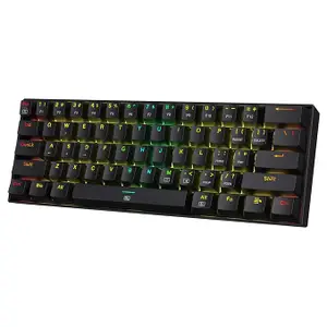 Redragon K630 Dragonborn 60% Wired RGB Magnetic Switches Gaming Keyboard, 61 Keys Compact Mechanical Keyboard