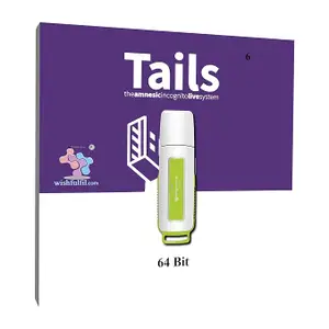 Tails 6 GNOME 64 Bit Live Bootable Installation 16GB USB Pen Drive