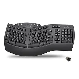 Perixx PERIBOARD-612B Wireless Ergonomic Split Keyboard – Dual Mode tooth & 2.4GHz