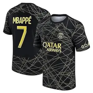 Pariss Football Club Team Jersey Mbappe 7 23 for Men & Kids(Small 36) Multicolour