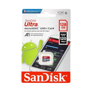SanDisk Ultra microSD UHS-I Card 128GB, 120MB/s R