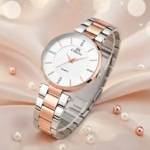 Visit the IIK COLLECTION Store IIK COLLECTION Analog Women's Watch Stainless Steel Dial Wrist Watches for Women Stylish Belt Ladies Watch - Water Resistant Watches for Girls