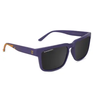 Eyewearlabs OKNO | Polarized Full Rim Square Branded Stylish Sunglasses For Men & Women | 100% UV Protection Shades | Cricket Sports Cycling Driving | Medium | Outlaws | Cricket Series