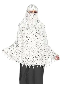 Women's Pure Cotton Long Scarves Scarf Cum Mask usable for Driver Anti Pollution Full Face Cover With UV Sun Rays Protection