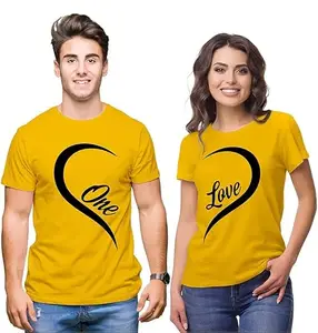 Looky Wooky Husband and Wife Cute Couple Outfits | Gifts for Wife | Matching Couples T-Shirts Outfits Best Couple T-Shirts for Husband and Wife Men M Women S