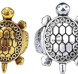 PDY FASHION TURTLE (Kachua) RING (PACK OF 2) MULTICOLOR (20)