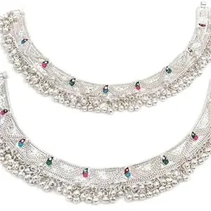 Stylish Light Weight Fancy Anklet, payal for Girls Alloy Anklet (Pack of 2) D1365D1366