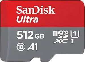 SanDisk 512GB Ultra MicroSDXC UHS-I Memory Card