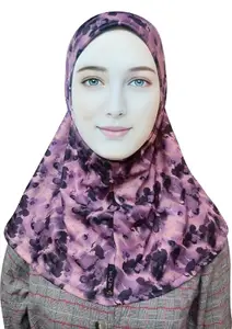 Chic and Trendy Printed Mini Hijab for Fashion-Forward Teens - Ages 16 and Up