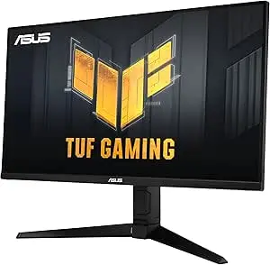 ASUS Tuf Gaming Vg28Uql1A Hdmi 2.1 Gaming Monitor — 28-Inch 4K Uhd (3840 X 2160) Fast Ips 144 Hz 1 Ms Gtg Nvidia G-Sync Compatible Amd