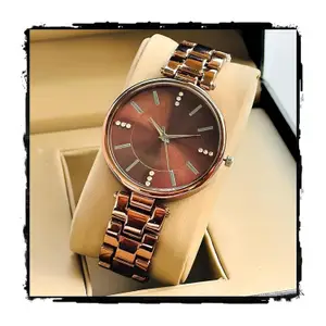 Visit the styledose Store styledose Women Analogue Wrist Watches for Women's & Girls&Miss&Ladies Diamond Studded Dial Rosegold Colored Stylish Bracelet Strap