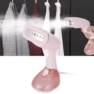 Ubersweet Garment Steamer, Handheld Clothes Steamer, Triple Anti?Dry Design 250ml 1500W 7 Holes for Home Travel'