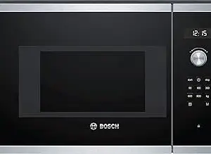 Bosch 20 Liters Built In Microwave, Stainless steel cavity, finish - BFL524MS0M, 1 Year Warranty